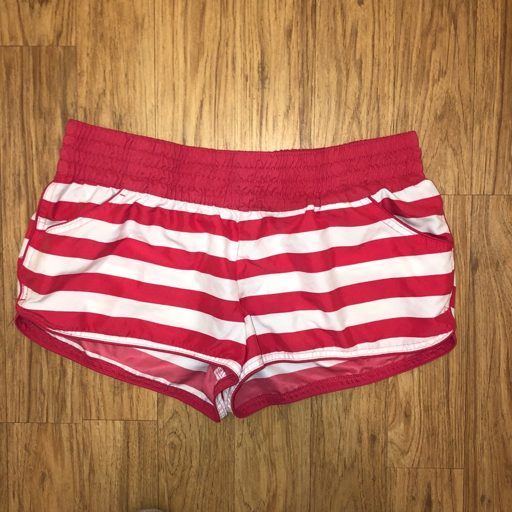 Pink Stripe Board Shorts 💖